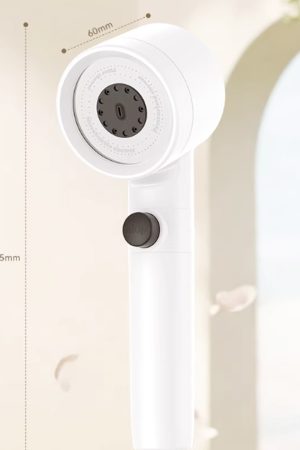 VIPGLOW-Spray heads for showers,Filtered Shower Head with Handheld, High Pressure 4+1 Spray Mode Showerhead with Filters, Built-in Power Wash for Hard Water